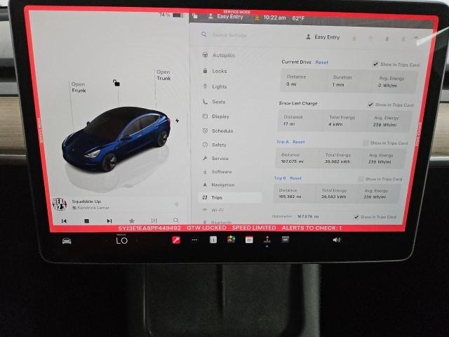 Photo 9 from auction – 2023 TESLA MODEL 3 with VIN 5YJ3E1EA8PF449492