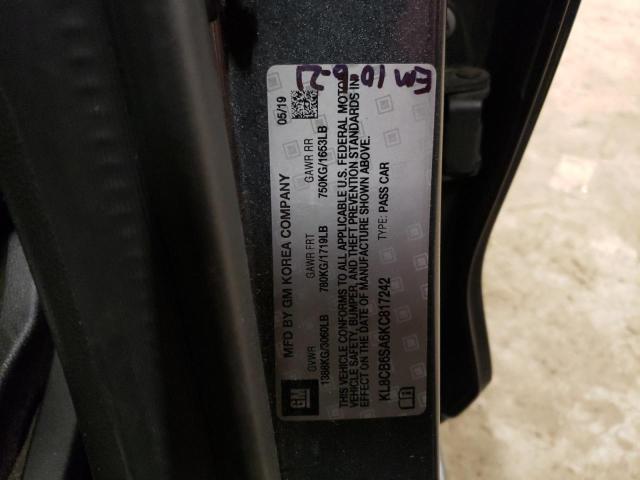 Photo 14 from auction – 2019 CHEVROLET SPARK LS with VIN KL8CB6SA6KC817242