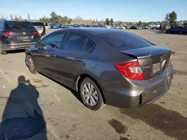 Photo 2 from auction – 2012 HONDA CIVIC LX with VIN 19XFB2F5XCE354977
