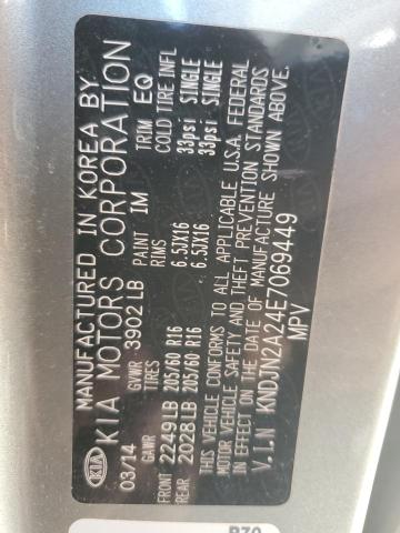 Photo 14 from auction – 2014 KIA SOUL with VIN KNDJN2A24E7069449