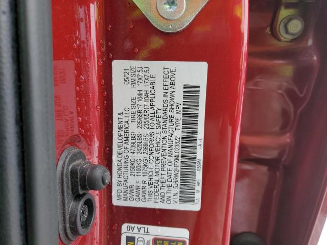 Photo 14 from auction – 2021 HONDA CR-V SE with VIN 5J6RW2H7XML023822