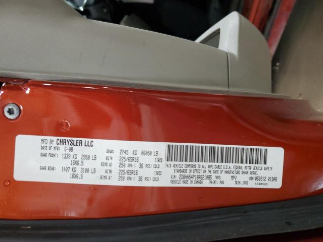 Photo 14 from auction – 2008 DODGE GRAND CARA with VIN 2D8HN54P18R821085