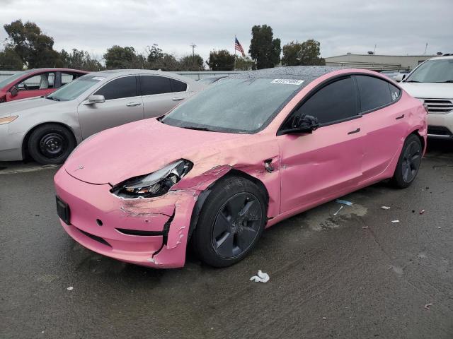 TESLA MODEL 3 2022 with VIN 5YJ3E1EB9NF238145 - Photo from auction