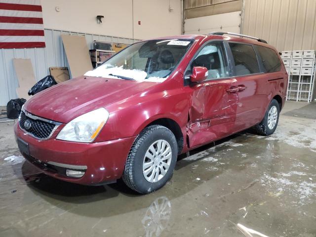 KIA SEDONA LX 2014 with VIN KNDMG4C76E6565452 - Photo from auction