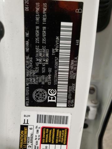 Photo 14 from auction – 2020 TOYOTA HIGHLANDER with VIN 5TDZZRAHXLS508757