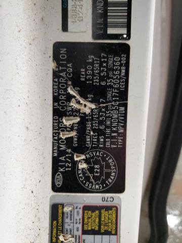 Photo 14 from auction – 2015 KIA SEDONA LX with VIN KNDMB5C17F6056360