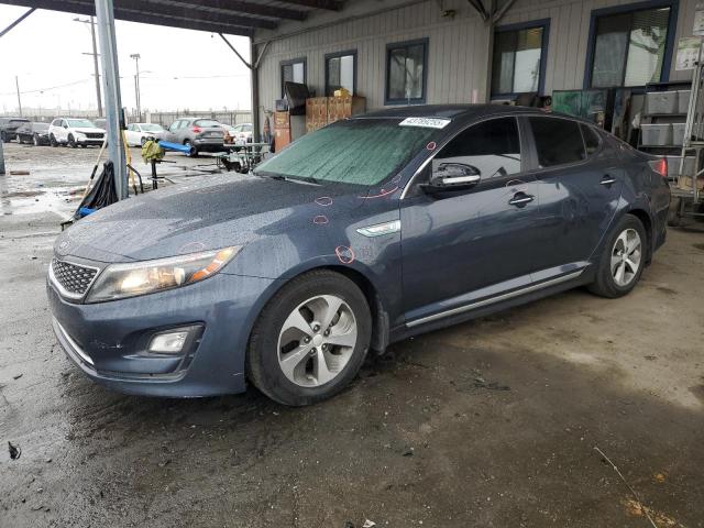KIA OPTIMA HYB 2014 with VIN KNAGM4AD8E5070123 - Photo from auction