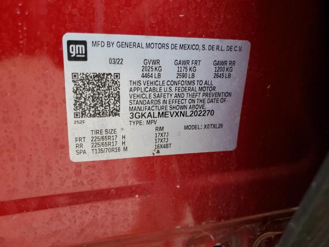 Photo 14 from auction – 2022 GMC TERRAIN SL with VIN 3GKALMEVXNL202270