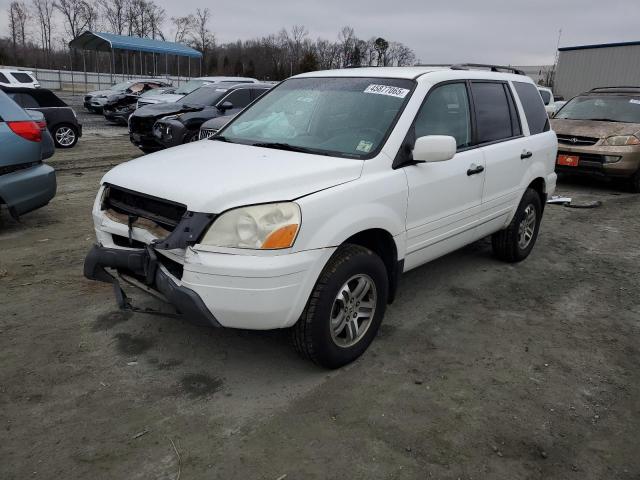 HONDA PILOT EXL 2004 with VIN 5FNYF18574B010829 - Photo from auction