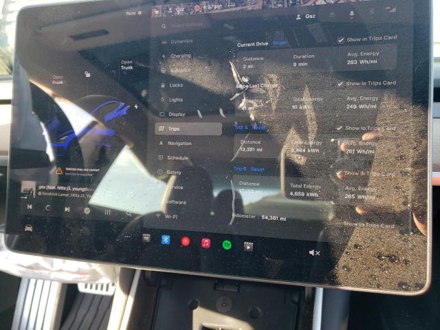 Photo 9 from auction – 2019 TESLA MODEL 3 with VIN 5YJ3E1EA7KF482542