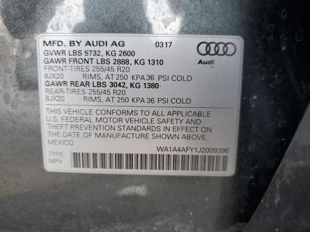Photo 14 from auction – 2018 AUDI SQ5 PREMIU with VIN WA1A4AFY1J2009396