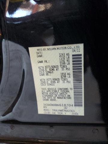 Photo 14 from auction – 2011 NISSAN ARMADA SV with VIN 5N1BA0ND8BN618704