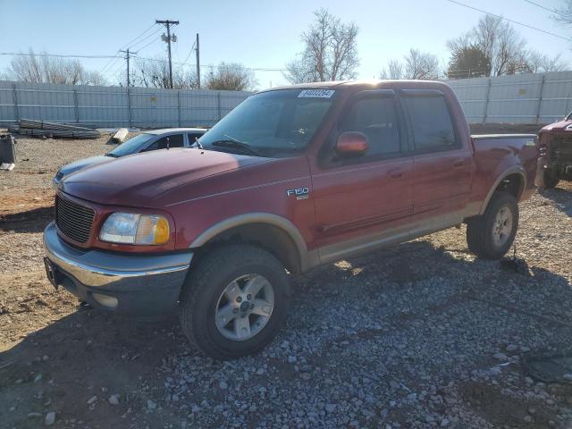 FORD F150 SUPER 2002 with VIN 1FTRW08L52KB69684 - Photo from auction