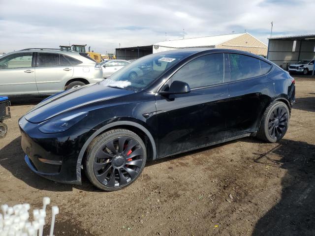 TESLA MODEL Y 2022 with VIN 7SAYGDEF8NF337529 - Photo from auction