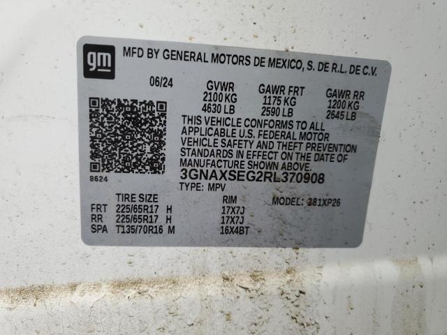 Photo 14 from auction – 2024 CHEVROLET EQUINOX LS with VIN 3GNAXSEG2RL370908