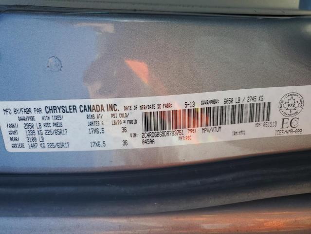 Photo 14 from auction – 2013 DODGE GRAND CARA with VIN 2C4RDGBG9DR783751