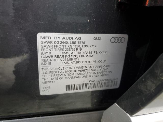 Photo 14 from auction – 2024 AUDI Q5 PREMIUM with VIN WA1BBAFY2R2022647