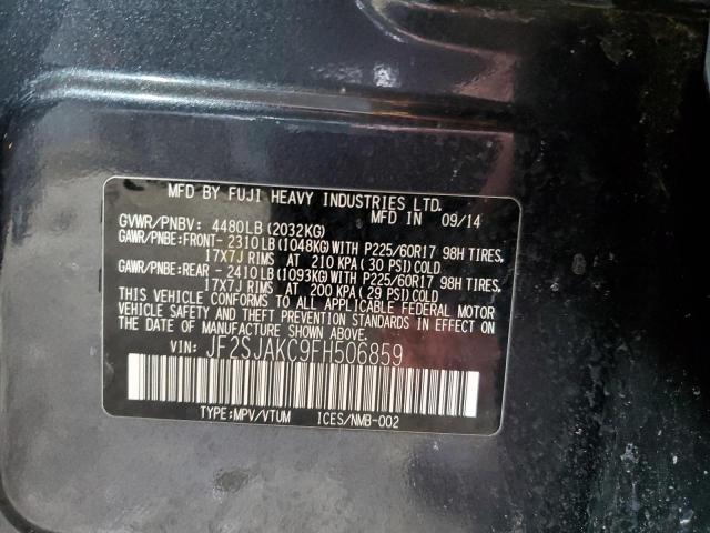 Photo 14 from auction – 2015 SUBARU FORESTER 2 with VIN JF2SJAKC9FH506859