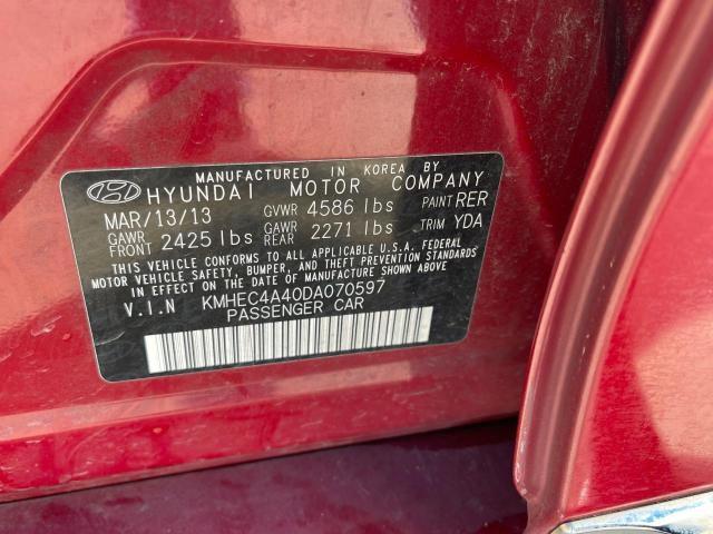 Photo 10 from auction – 2013 HYUNDAI SONATA HYB with VIN KMHEC4A40DA070597