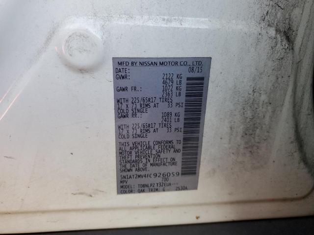 Photo 14 from auction – 2015 NISSAN ROGUE S with VIN 5N1AT2MV4FC926059