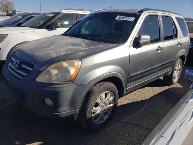 HONDA CR-V EX 2006 with VIN JHLRD78876C038740 - Photo from auction