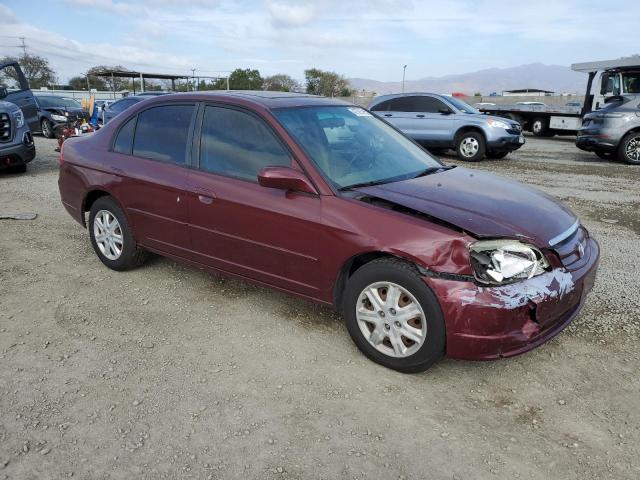 Photo 4 from auction – 2003 HONDA CIVIC EX with VIN 2HGES26763H545007