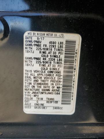 Photo 14 from auction – 2018 NISSAN ROGUE S with VIN JN8AT2MTXJW451564