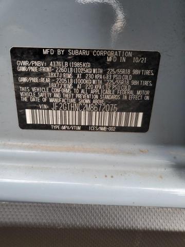Photo 14 from auction – 2021 SUBARU CROSSTREK with VIN JF2GTHNC2M8672075