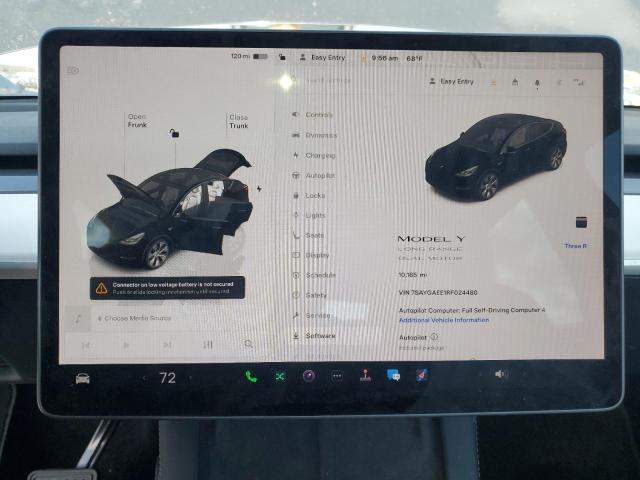 Photo 9 from auction – 2024 TESLA MODEL Y with VIN 7SAYGAEE1RF024480