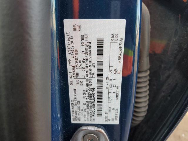 Photo 14 from auction – 2020 FORD ESCAPE SE with VIN 1FMCU0G67LUA07709