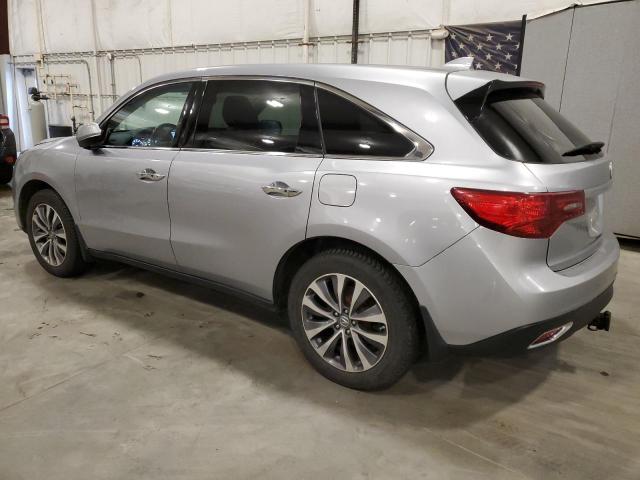 Photo 2 from auction – 2016 ACURA MDX TECHNO with VIN 5FRYD4H41GB005563