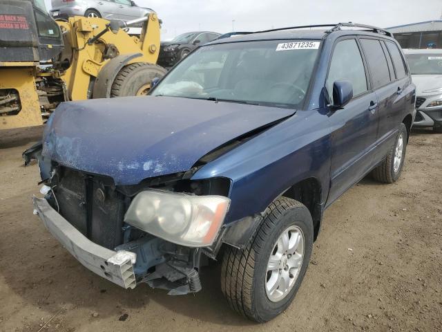 TOYOTA HIGHLANDER 2001 with VIN JTEHF21A310016064 - Photo from auction