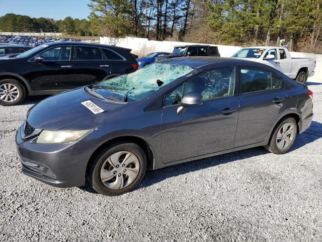 HONDA CIVIC LX 2013 with VIN 2HGFB2F54DH599412 - Photo from auction