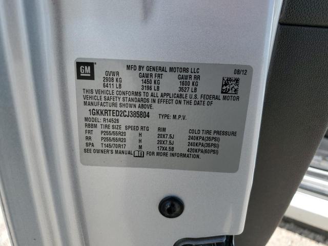 Photo 14 from auction – 2012 GMC ACADIA DEN with VIN 1GKKRTED2CJ385804