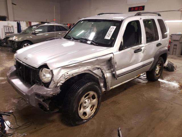 Photo 1 from auction – 2004 JEEP LIBERTY SP with VIN 1J4GL48K64W196851