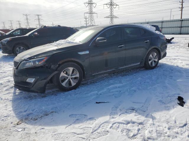 KIA OPTIMA HYB 2015 with VIN KNAGM4AD5F5086359 - Photo from auction