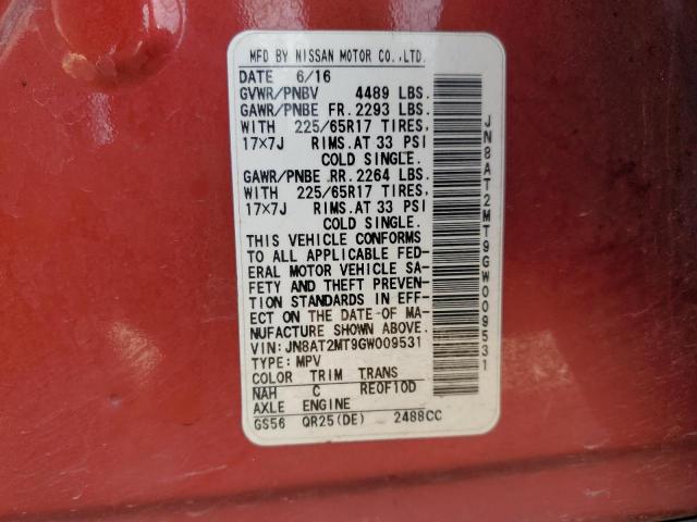 Photo 14 from auction – 2016 NISSAN ROGUE S with VIN JN8AT2MT9GW009531
