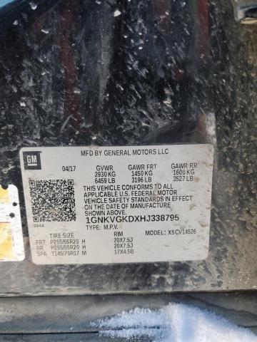 Photo 14 from auction – 2017 CHEVROLET TRAVERSE L with VIN 1GNKVGKDXHJ338795