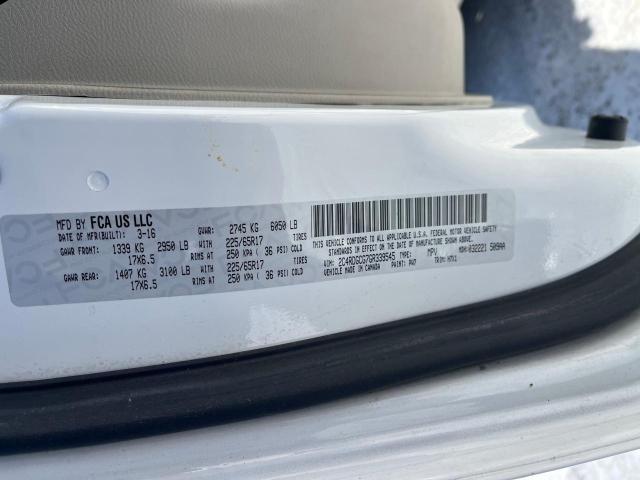 Photo 10 from auction – 2016 DODGE GRAND CARA with VIN 2C4RDGCG7GR339545