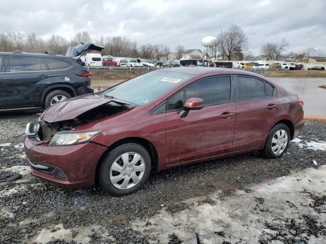 HONDA CIVIC LX 2013 with VIN 2HGFB2F57DH581485 - Photo from auction