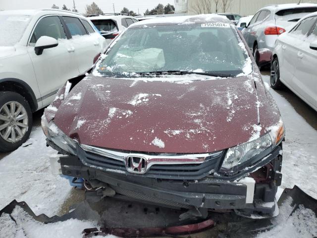 Photo 5 from auction – 2012 HONDA CIVIC LX with VIN 2HGFB2F57CH609316
