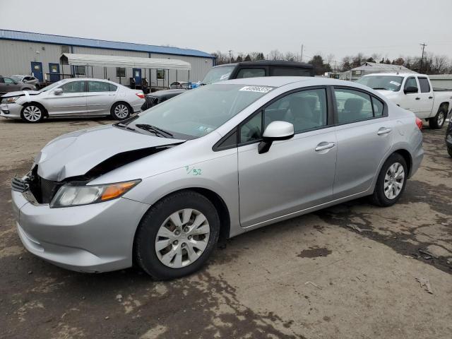 HONDA CIVIC LX 2012 with VIN 19XFB2F57CE381232 - Photo from auction