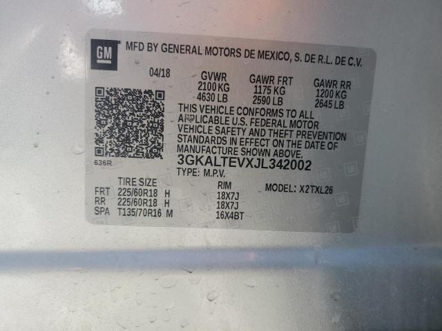 Photo 14 from auction – 2018 GMC TERRAIN SL with VIN 3GKALTEVXJL342002
