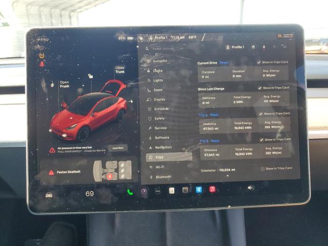 Photo 9 from auction – 2022 TESLA MODEL Y with VIN 7SAYGDEE7NF481452