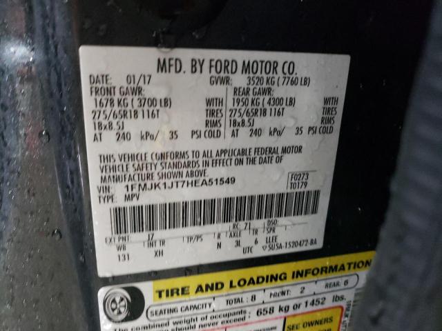 Photo 14 from auction – 2017 FORD EXPEDITION with VIN 1FMJK1JT7HEA51549