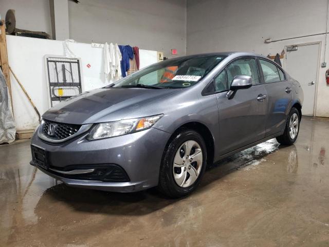 HONDA CIVIC LX 2013 with VIN 19XFB2F58DE246150 - Photo from auction