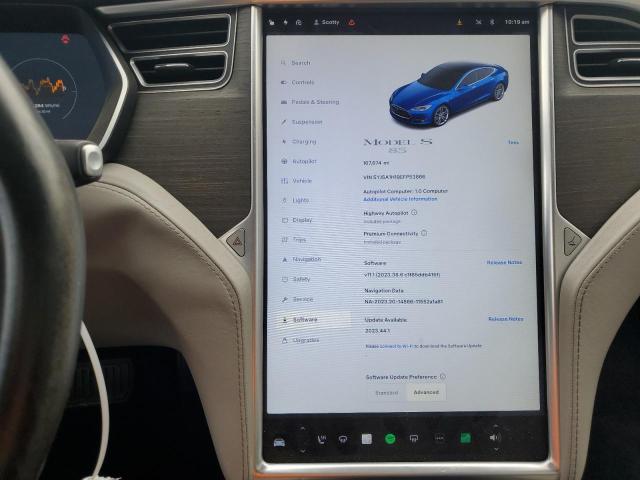 Photo 9 from auction – 2014 TESLA MODEL S with VIN 5YJSA1H19EFP53866