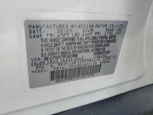 Photo 14 from auction – 2023 NISSAN KICKS SR with VIN 3N1CP5DV7PL507098