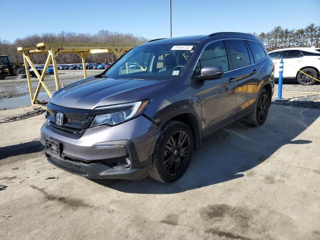HONDA PILOT SE 2022 with VIN 5FNYF6H22NB092683 - Photo from auction