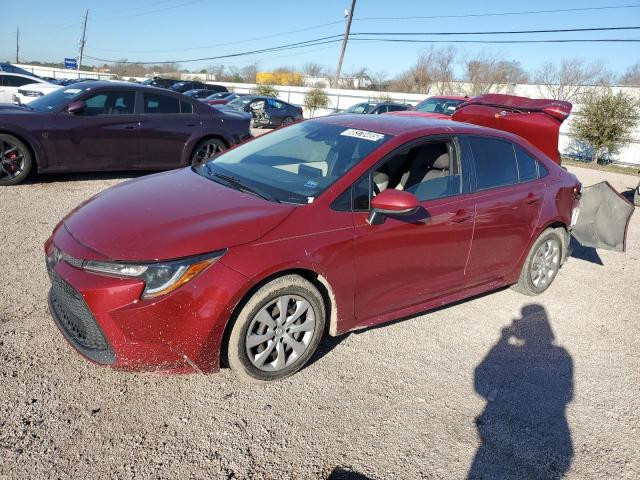 TOYOTA COROLLA LE 2022 with VIN JTDEPMAE1NJ191433 - Photo from auction